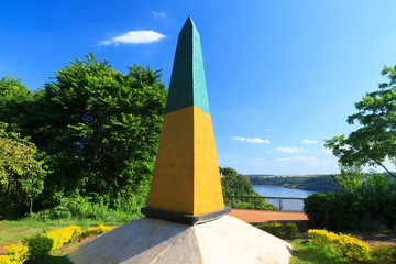 Brazilian Obelisk Triple Frontier, Brazil, Argentina, Paraguay