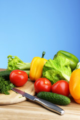 Composition with chopped herbs