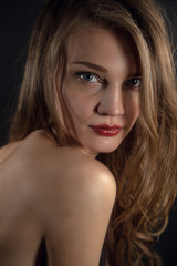 Fototapeta premium Red lips