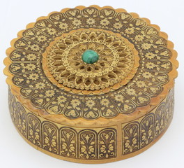 Круглая шкатулка