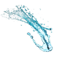 turquoise water splash