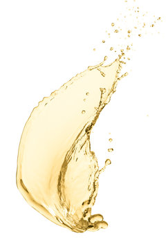 Fototapeta splash of white wine