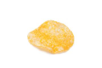 einzelner kartoffelchip