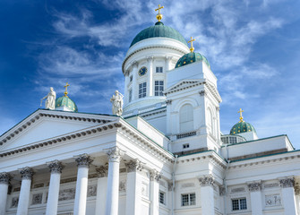 Fototapeta na wymiar Katedra w Helsinkach