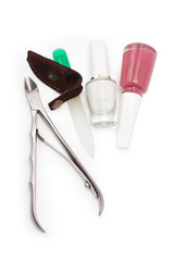 nail polish file and nippers