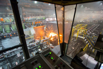 Schwerindustrie Stahlwerk // steel mill