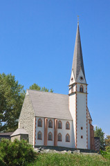 Fototapeta na wymiar Church of St. Vincenz. Heiligenblut, Austria. Klagenfurt. Miniat