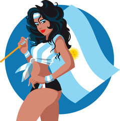 Argentina soccer fan