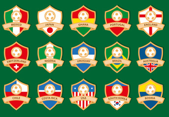 Soccer emblems