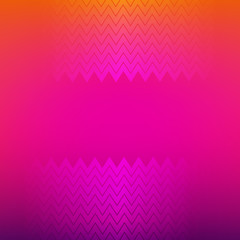 Bright Poster With Zig Zag