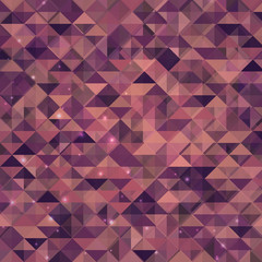 Abstract sparkling geometric background