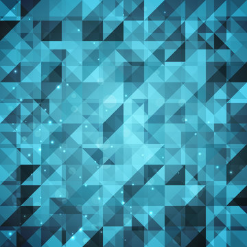 Abstract sparkling geometric background