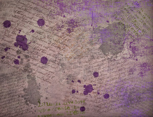 Background letter and text.