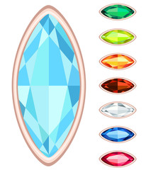 amber, citrine, ruby, diamond, sapphire, emerald oval gemstone s