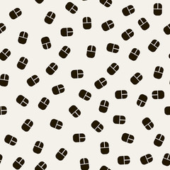seamless background: computer, mouse