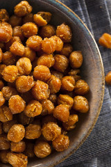 Healthy Roasted Seasoned Chick Peas