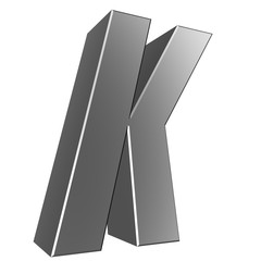 3d letter collection - K