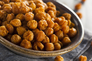 Healthy Roasted Seasoned Chick Peas