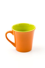 Isolated Orange mug