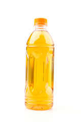 Tea bottle isolated white background