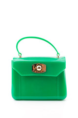 Handbag isolated white background