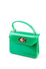 Handbag isolated white background