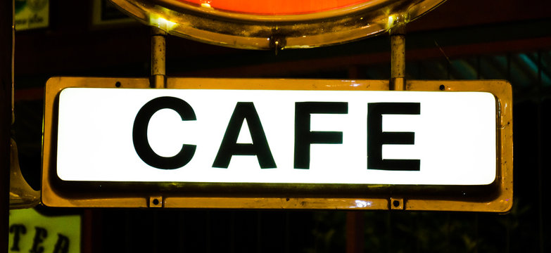 Cafe sign