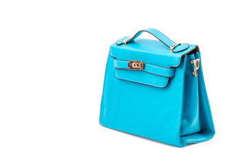 Handbag isolated white background