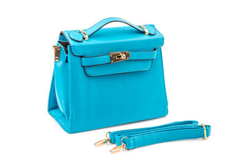 Handbag isolated white background