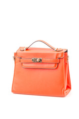 Handbag isolated white background
