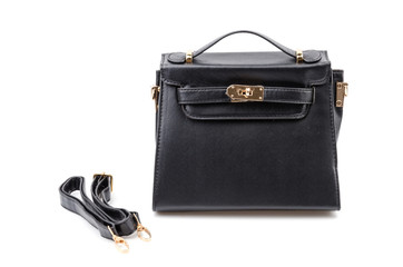 Handbag isolated white background