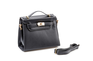 Handbag isolated white background