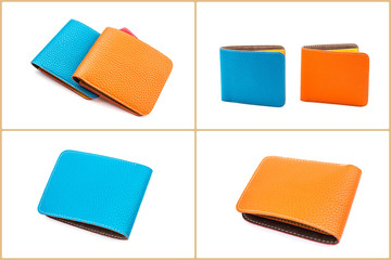 Wallet isolated white background
