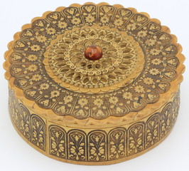 Круглая шкатулка