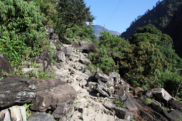 Rocky footpath