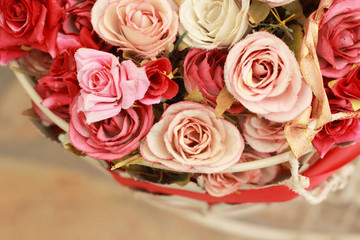 beautiful of rose artificial flowers