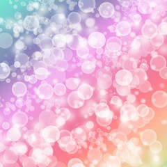 A transparent soap bubble background design with room for text