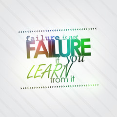 Failure is not failure - 63608921