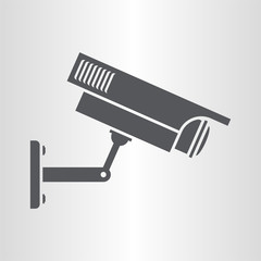 Video surveillance, CCTV camera, icon