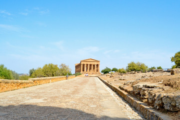 Fototapeta premium Temple of Concord - Agrigento, Sicily