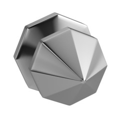 realistic 3d render of door knob