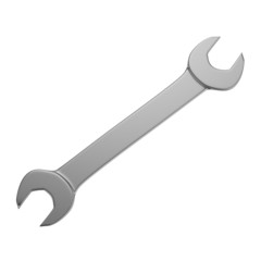 realistic 3d render of wrench