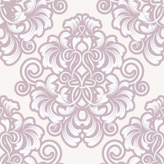 seamless wallpaper. damask pattern. flower background