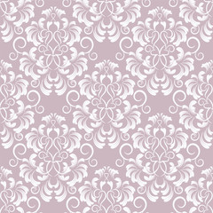 seamless wallpaper. damask pattern. flower background