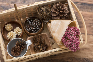 ドライフラワー　木の実