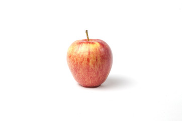 red apple isolated on white background