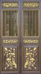 the old Chinese door