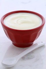 Fresh plain yogurt