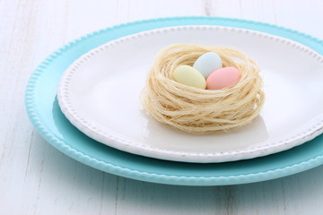 Beautiful easter setting