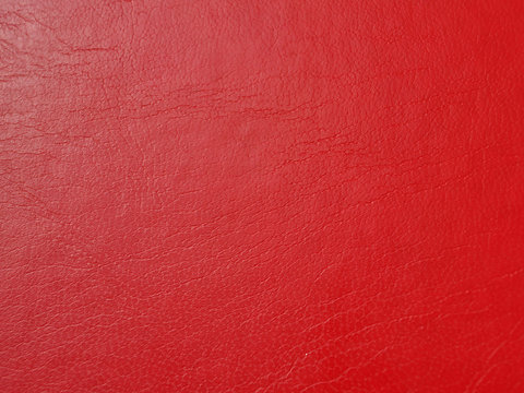 Red leather, natural leather